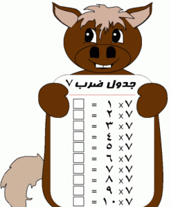 تعليم جدول الضرب للأطفال تعليم جدول الضرب للأطفال