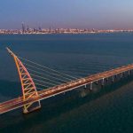 كم طول جسر جابر في دولة الكويت